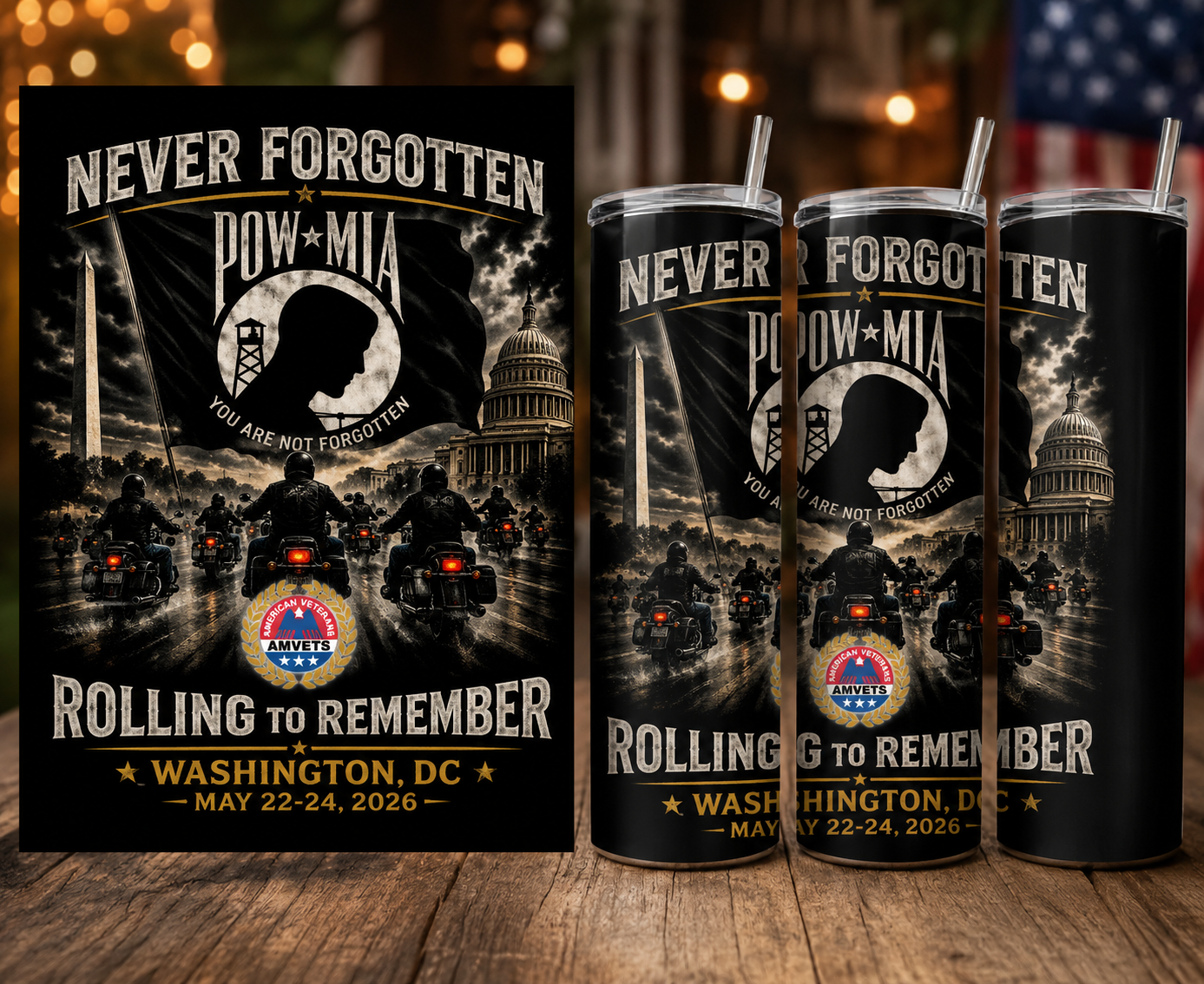 Rolling to Remember 2026 20oz Tumbler