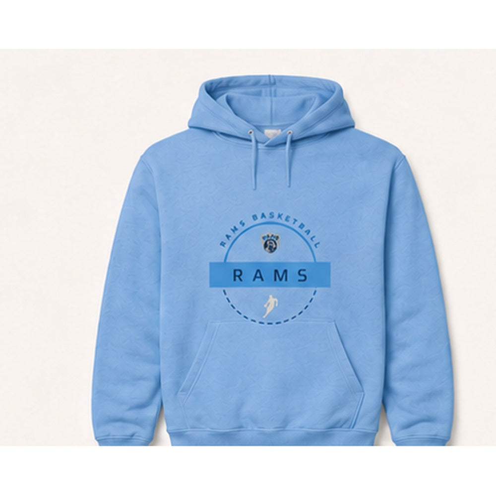 Rams Circle Logo hoodie in carolina blue