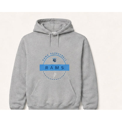 Rams Circle Logo hoodie in gray