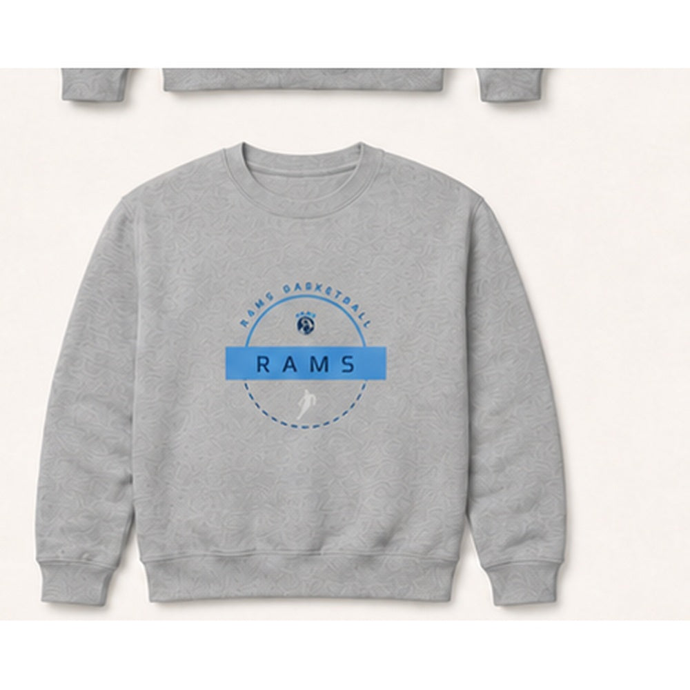 Rams Circle Logo sweatshirt in gray