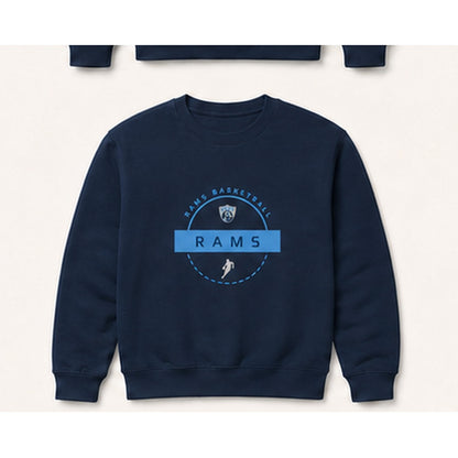 Rams Circle Logo sweatshirt in navy